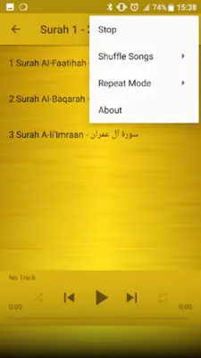 Sheikh Sudais Quran MP3 1-09 android App screenshot 2